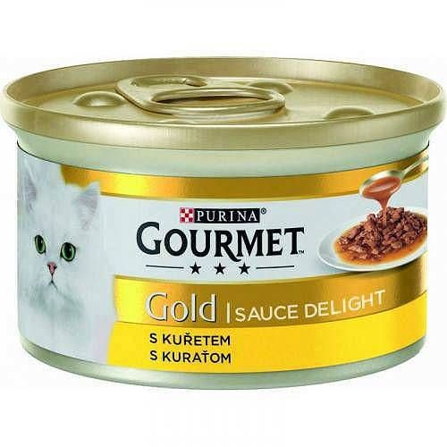 GOURMET GOLD KAWAŁKI KURCZAKA W SOSIE MOKRA KARMA DLA KOTA 12x85g na Arena.pl