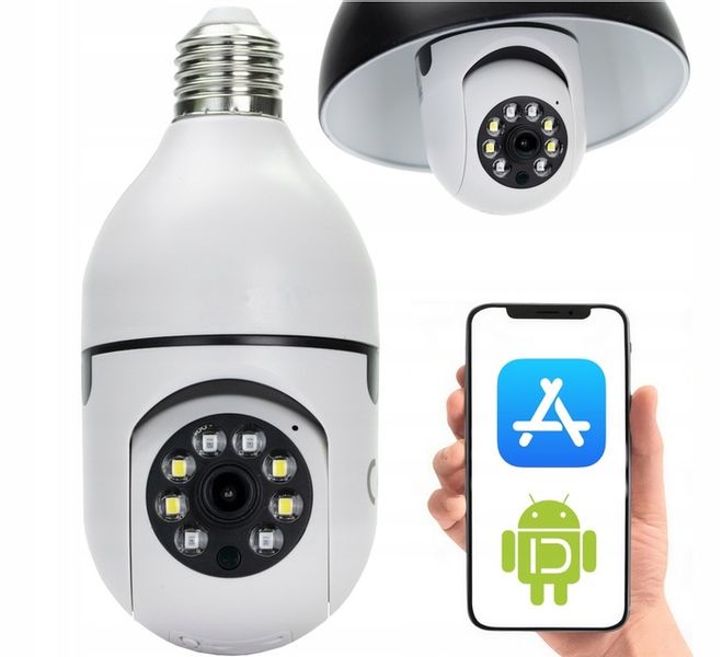 KAMERA ŻARÓWKA OBROTOWA IP WIFI W ŻARÓWCE 360 zdjęcie 1