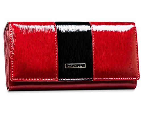 portfel damski skórzany h22-3-sh9-6130 red na Arena.pl