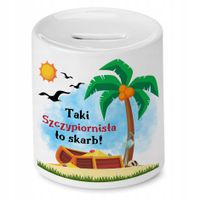 Dla Szczypiornisty Skarbonka Na Urodziny Prezent Z Nadrukiem Ze Zdjęciem