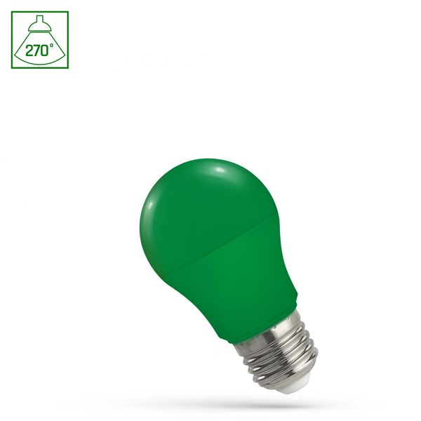 LED GLS E-27 230V 4.9W ZIELONY SPECTRUM zdjęcie 1