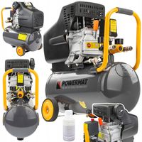 KOMPRESOR OLEJOWY 24L SPRĘŻARKA 8 BAR 206 l/min 230V WYDAJNY