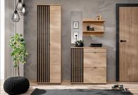 Zestaw Mebli Do Przedpokoju 3 Hickory Jackson + Czarny PEROS AM