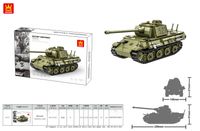 KONSTRUKCYJNY ZESTAW ZIELONEGO CZOŁGU