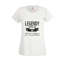 KOSZULKA T-SHIRT prezent urodzinowy STYCZEŃ