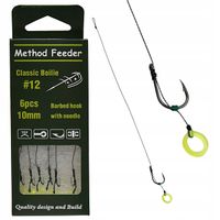 Teflonowe Haczyki Method Feeder na przyponie # 12