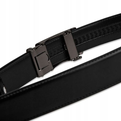 BETLEWSKI pasek skórzany męski do spodni skóra naturalna automatyczny pas na Arena.pl