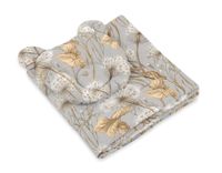 Kołderka z wypełnieniem i poduszka profilowana Miś - zestaw 2cz.