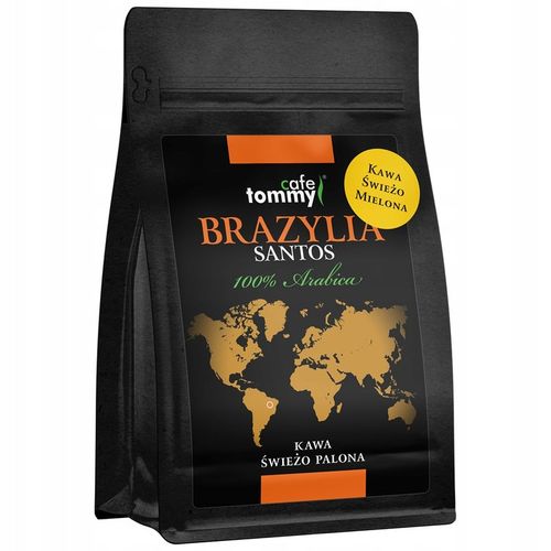Kawa mielona 100% Arabica Świeżo palona Brazylia Santos 250g na Arena.pl