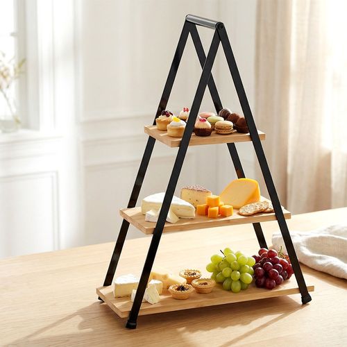 Patera bambusowa 3-piętrowa 53 cm na Arena.pl