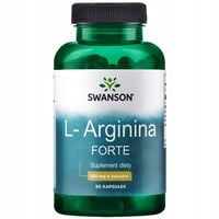 SWANSON L-ARGININA FORTE Masa Mięśniowa Super Strength 850mg 90k LIBIDO SEX