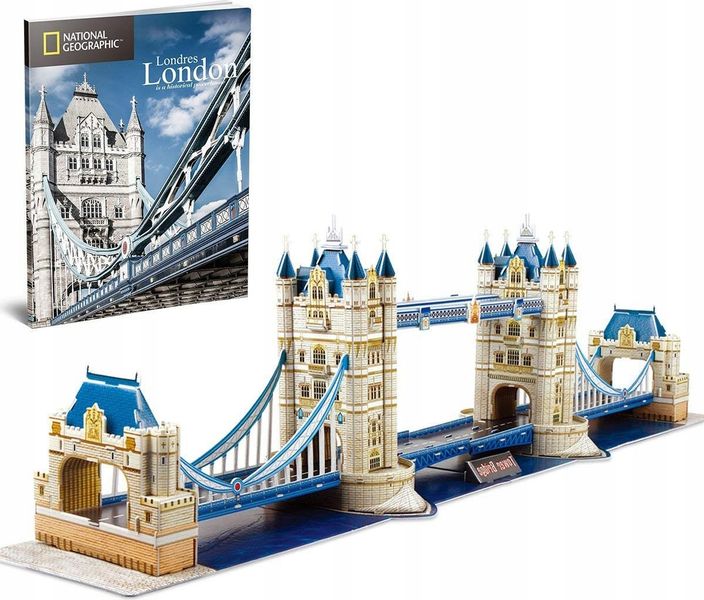 Puzzle 3D Cubic Fun Tower Bridge Nat.geograp. 9780 zdjęcie 3