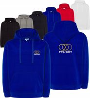 BLUZA męska z kapturem TWÓJ HAFT LOGO NAPIS GRAFIKA reklamowa firmowa