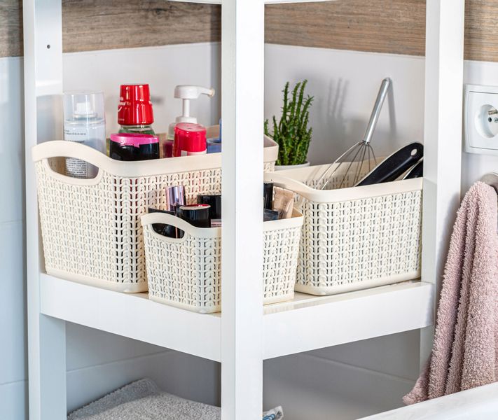 KOSZYK POJEMNIK PUDEŁKO PLASTIK KOSZ 3,3L KOLORY zdjęcie 7