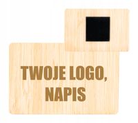 GRAWEROWANY Magnes na lodówkę reklamowy Z TWOIM LOGO NAPISEM 200 szt