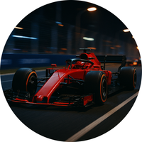 Opłatek na tort Formuła F1 McLaren Mercedes Wyścig Lamborghini Bolid