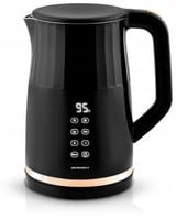 CZAJNIK ELEKTRYCZNY BEZPRZEWODOWY CZARNY REGULACJA TEMPERATURY