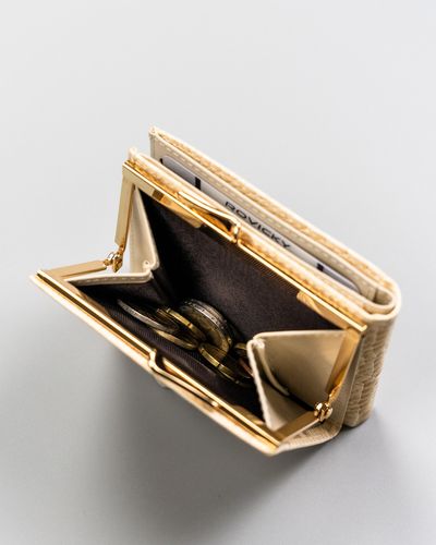 elegancki, mały portfel damski na bigiel i zatrzask - milano design na Arena.pl