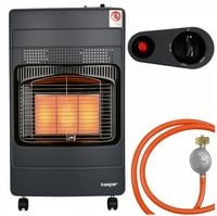 PIECYK GAZOWY NA BUTLĘ GAZ GRZEJNIK REDUKTOR WĄŻ 3MOCE GRZEWCZE 60M2+GRATIS