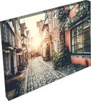 OBRAZ na płótnie MIASTO malownicza uliczka 120x80