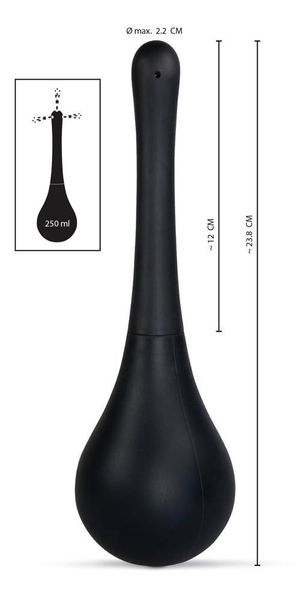 Rebel Anal Shower Black zdjęcie 4