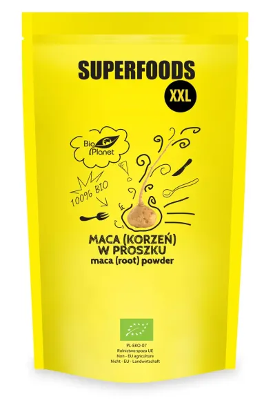 Maca Sproszkowana BIO 750 g - BIO Planet zdjęcie 1
