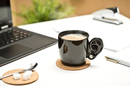 Kubek ucho - CZARNY na Arena.pl