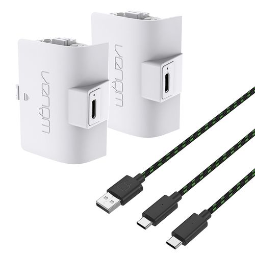 Akumulatory do padów Xbox Venom VS2872 + kabel na Arena.pl