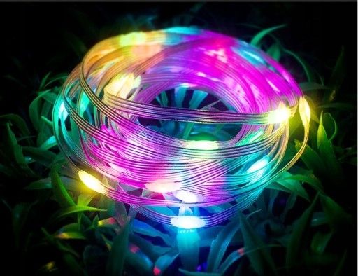 Lampki choinkowe łańcuch świetlny LED 10M 100LED RGB Aplikacja pilot zdjęcie 9