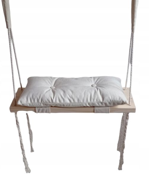 Huśtawka siedzisko na poduszce BEŻOWA zdjęcie 7