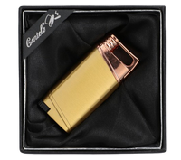 Złota Zapalniczka Żarowa Gazowa Metalowa z Regulacją Płomienia Gentelo