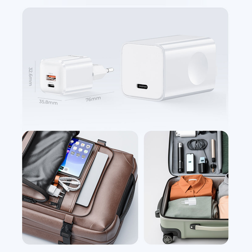 Orico Ładowarka GaN 35W USB-A + USB-C na Arena.pl