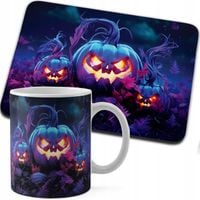 ZESTAW KUBEK + PODKŁADKA DRUK - HALLOWEEN