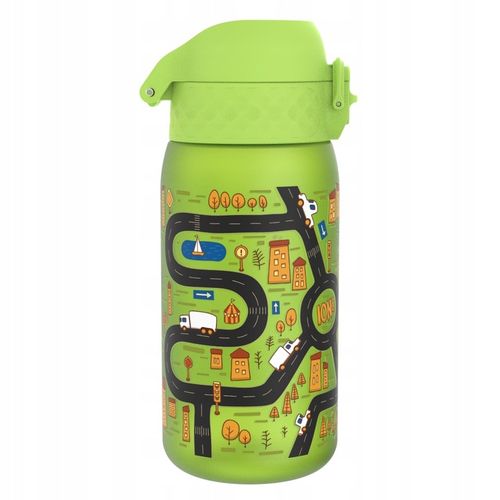 BUTELKA BIDON NA WODĘ ZIELONY AUTKA AUTA SAMOCHODY POJAZDY ION8 0,35 l na Arena.pl