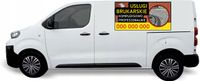 Reklama Naklejka na samochód 0,5 m2 USŁUGI BRUKARSKIE PROFESJONALNE