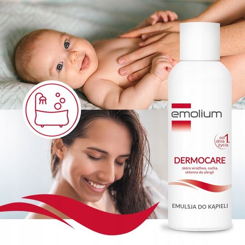 EMOLIUM DERMOCARE Emulsja Do Kąpieli 400ML x2 na Arena.pl