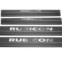 Listwa progowa JEEP WRANGLER MK3 JK RUBICON Stal nierdzewna 304 carbon 4szt