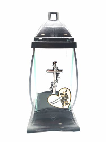 Znicz kapliczka z dedykacją srebrna dla mamy taty babci cioci itd na Arena.pl