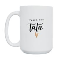 KUBEK "ZAJEBISTY TATA" Wzór - Duży 450 ml