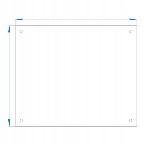 Panel szklany hartowany 50x60 przeźroczysty Fi6 na Arena.pl
