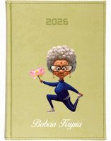 KALENDARZ A5 2026 DZIENNY terminarz Z NADRUKIEM na dzień babci planer