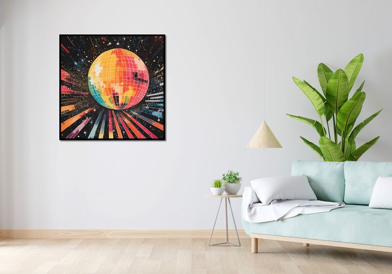 Plakat 90x90cm Disco Gra! zdjęcie 4