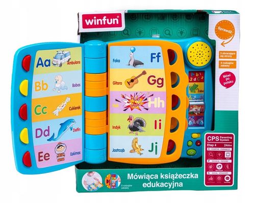 Mówiąca książeczka edukacyjna Smily Play Interaktywna Sensoryczna na Arena.pl