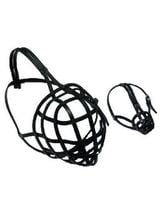 Profilowany kaganiec skórzany dla średniego spaniela - Chaba Rozmiar 3