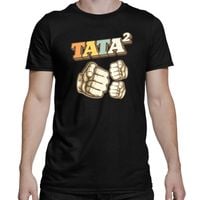 Tata do potęgi 2 - męska koszulka na prezent Czarny XS T-shirt - męski