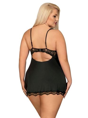 babydoll luvae z stringami obsessive czarne xxl na Arena.pl
