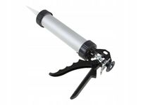 2 x WYCISKACZ DO MAS TUBOWY SILIKONU 600ML ALUMINIOWY