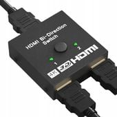 SWITCH HDMI 2.0 2x1 SPLITTER 1x2 Rozdzielacz Przełącznik 4K/60Hz - PAWONIK