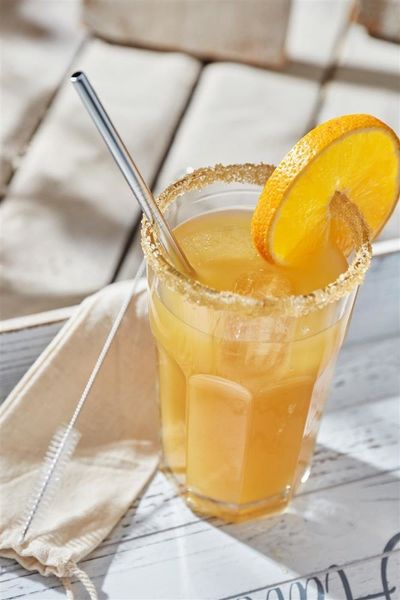 Słomka do picia DRINK ELEGANT, srebrny zdjęcie 3