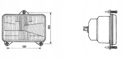 Element optyczny reflektora, 167x74x106.7 mm Cobo na Arena.pl
